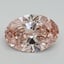 9.22 Ct. Fancy Intense Pink Oval Lab Grown Diamond