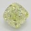 1.21 Ct. Fancy Yellow Cushion Diamond