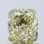 1.07 Ct. Fancy Intense Yellow Cushion Lab Grown Diamond