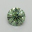 0.60 Ct. Fancy Vivid Green Round Lab Grown Diamond