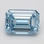 5.00 Ct. Fancy Vivid Blue Emerald Lab Grown Diamond