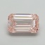 8.04 Ct. Fancy Intense Pink Emerald Lab Grown Diamond