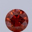 1.28 Ct. Fancy Deep Brownish Orange Round Lab Grown Diamond