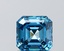 1.26 Ct. Fancy Vivid Blue Asscher Lab Grown Diamond
