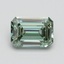 1.05 Ct. Fancy Intense Green Emerald Lab Grown Diamond