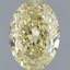2.03 Ct. Fancy Yellow Oval Lab Grown Diamond