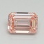 1.05 Ct. Fancy Intense Pink Emerald Lab Grown Diamond