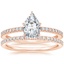 14K Rose Gold Viviana Diamond Bridal Set (2/5 ct. tw.)