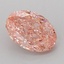 1.55 Ct. Fancy Vivid Pink Oval Lab Grown Diamond