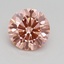 1.07 Ct. Fancy Intense Pink Round Lab Grown Diamond