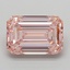 5.51 Ct. Fancy Intense  Pink Emerald Lab Grown Diamond