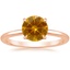14K Rose Gold Petite Elodie 1.5mm Ring, smalltop view