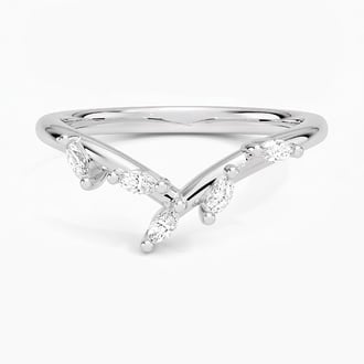 Traveling Vine Lab Diamond Ring in Platinum