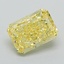 2.11 Ct. Fancy Vivid Yellow Radiant Lab Grown Diamond