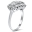 The Ayla Ring, smalltop view on a hand