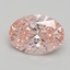 2.20 Ct. Fancy Intense Pink Oval Lab Grown Diamond