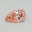 0.34 Ct. Fancy Vivid Pink Pear Lab Grown Diamond