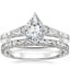 Platinum Valentina Diamond Ring with Hudson Ring