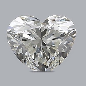 Heart diamond — real photo