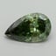 3.01 Ct. Fancy Vivid Green Pear Lab Grown Diamond