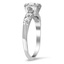 The Teriann Ring, smalltop view on a hand
