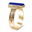 The Bethesda Ring, smalltop view on a hand