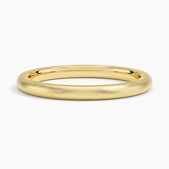 Satin Comfort Fit 2mm Wedding Ring