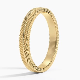 Dezi Herringbone 3mm Ring
