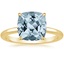 18K Yellow Gold Elodie 1.8mm Solitaire Ring, smalltop view