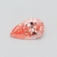 0.35 Ct. Fancy Vivid Pink Pear Lab Grown Diamond
