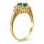 The Janaye Ring, smalltop view on a hand