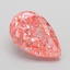 4.50 Ct. Fancy Vivid Pink Pear Lab Grown Diamond