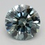 2.01 Ct. Fancy Intense Bluish Green Round Lab Grown Diamond