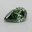 1.50 Ct. Fancy Vivid Green Pear Lab Grown Diamond