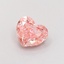 1.27 Ct. Fancy Intense  Pink Heart Lab Grown Diamond