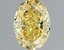 1.10 Ct. Fancy Vivid Yellow Oval Lab Grown Diamond
