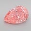 2.07 Ct. Fancy Vivid Pink Pear Lab Grown Diamond
