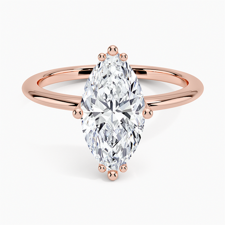 14K Rose Gold Samara Eight-Prong Solitaire Ring