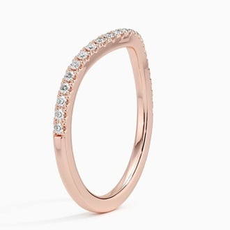 Curved Ballad Lab Diamond Ring (1/6 ct. tw.)