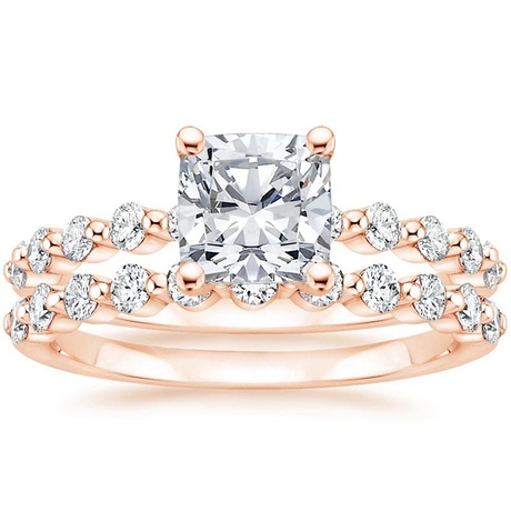 14K Rose Gold Marseille Diamond Bridal Set (1/2 ct. tw.)