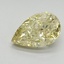 2.03 Ct. Fancy Intense Yellow Pear Lab Grown Diamond