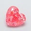 4.52 Ct. Fancy Vivid Pink Heart Lab Grown Diamond