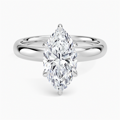 18K White Gold Audrey Perfect Fit 3mm Solitaire Ring