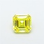 1.02 Ct. Fancy Vivid  Yellow Asscher Lab Grown Diamond