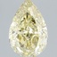 1.02 Ct. Fancy  Yellow Pear Lab Grown Diamond
