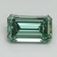 2.04 Ct. Fancy Vivid Pacific Green Emerald Lab Grown Diamond