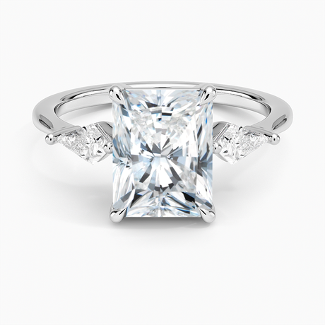 18K White Gold Luxe Cometa Three Stone Diamond Ring (1/3 ct. tw.)