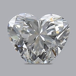 Heart diamond — real photo