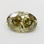 1.19 Ct. Fancy Intense Yellowish Green Oval Lab Grown Diamond