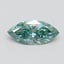 1.00 Ct. Fancy Vivid Green Marquise Lab Grown Diamond